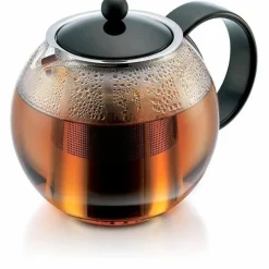 BODUM - Théiere à piston bodum - assam - couvercle plastique - filtre en inox - 1.0 l