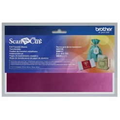 BROTHER - 4 feuilles de transfert métallisées 10 x 20 cm brother scanncut - rose