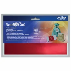 BROTHER - 4 feuilles de transfert métallisées 10 x 20 cm brother scanncut - rouge