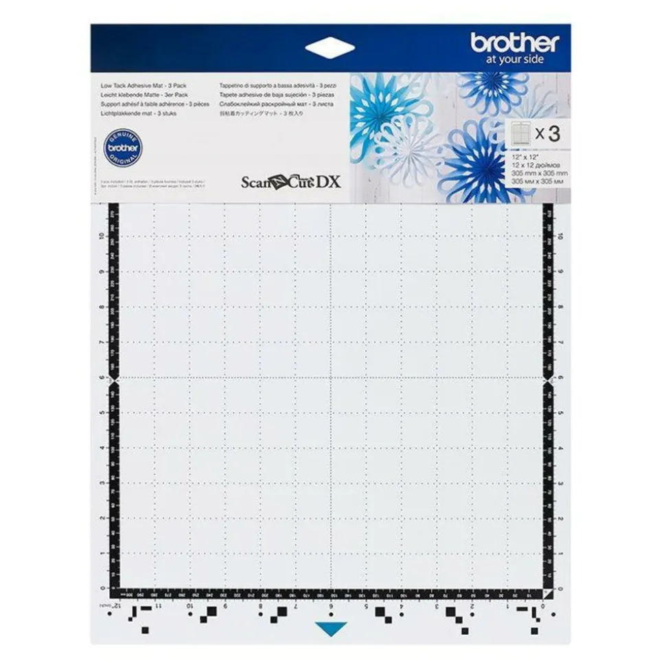BROTHER - 3 supports adhésifs à faible adhérence scanncut dx 30,5 cm