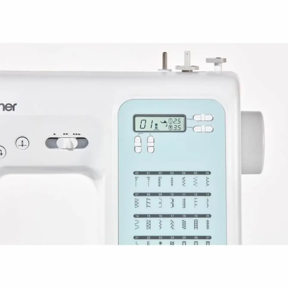 BROTHER - Machine à coudre électronique 40 points - enfile-aiguille - ecran lcd - touches de sélection - bras libre