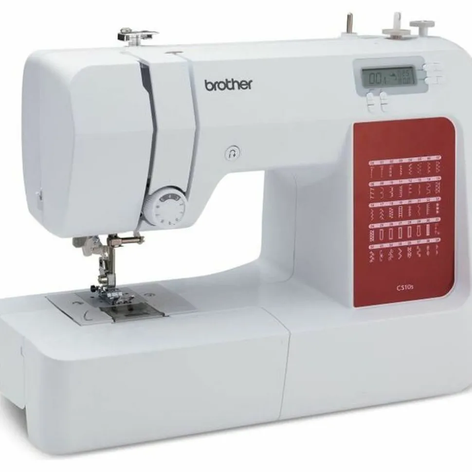 BROTHER - Machine à coudre électronique blanche 40 points de couture - systeme d'enfile-aiguille et écran lcd