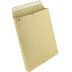 BRUNEAU - 10 enveloppes kraft 115 g - 22,9 x 32,4 cm à soufflet