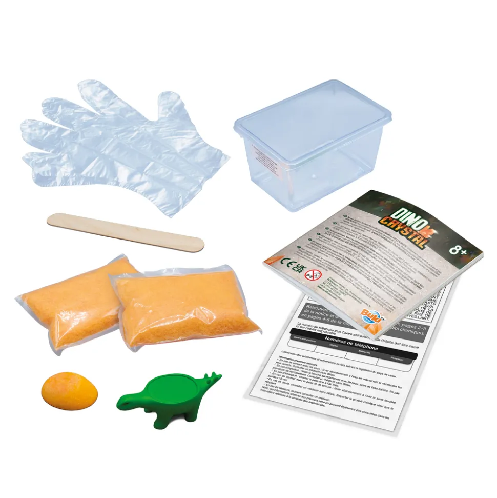 BUKI - Coffret dinosaures en cristaux