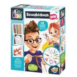 BUKI - Set de 12 modèles de Scoubidous à tisser
