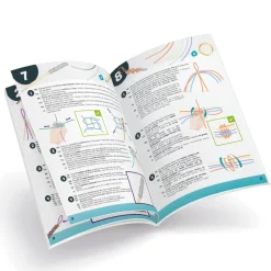 BUKI - Set de 12 modèles de Scoubidous à tisser