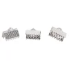 C' TOP - Sachet 18 embouts plats 6x10 mm, argentés