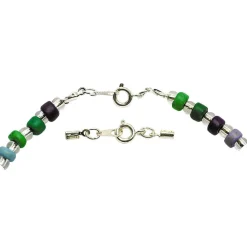 C 'TOP - Sachet 2 fermoirs complets argentés