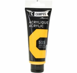 CAMPUS - Peinture acrylique 100 ml - jaune d'or n°515