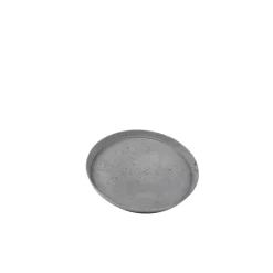 CERA-MIX - Soucoupe Nova ronde en plastique gris - D.23 cm