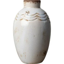 CHEHOMA - Vase blanc grâce 15x9cm