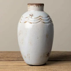 CHEHOMA - Vase blanc grâce 15x9cm