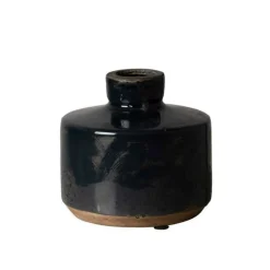 CHEHOMA - Vase bouteille large bleu marine 13x13cm