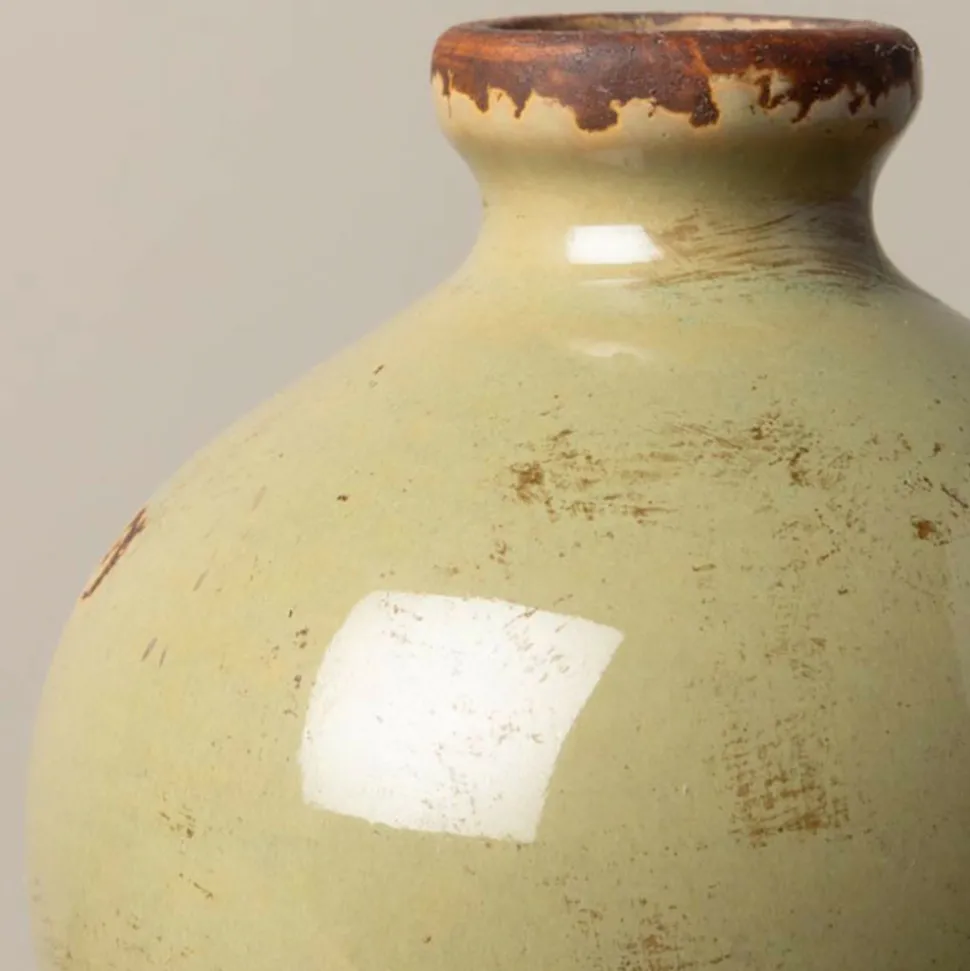 CHEHOMA - Vase bulles lichen céramique 13x9cm