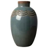 CHEHOMA - Vase gris bleu grâce 15x9cm