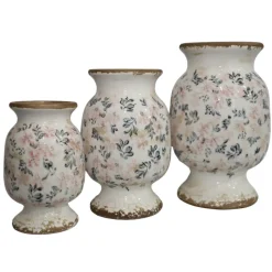 CHEMIN DE CAMPAGNE - Vase en céramique émaillée