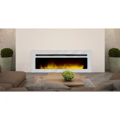 Chemin'arte cheminée électrique encastrable 150cm inox - 149