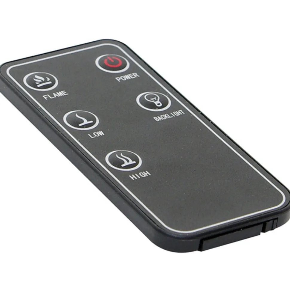 Chemin'arte cheminée électrique 2000w avec télécommande - white loft