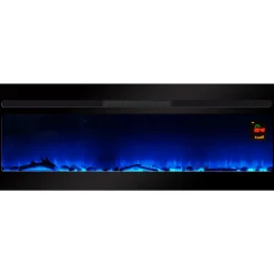 Chemin'arte cheminée électrique 2000w noir - elysee xxl