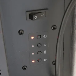 Chemin'arte cheminée électrique 2000w noir - elysee xxl