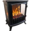 Chemin'arte cheminée électrique 2000w avec flamme 3d noir - 139
