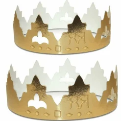 CHEVALIER DIFFUSION - 18 couronnes en carton pour galette des rois - classique