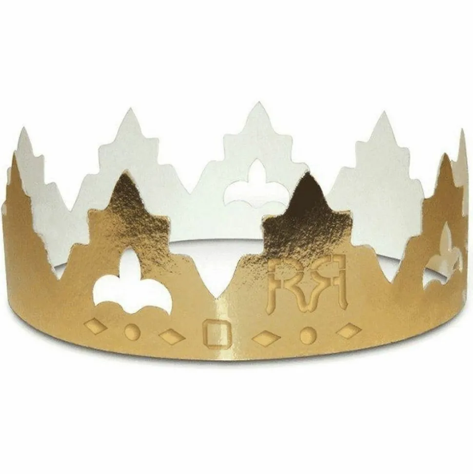 CHEVALIER DIFFUSION - 4 couronnes en carton pour galette des rois - classique