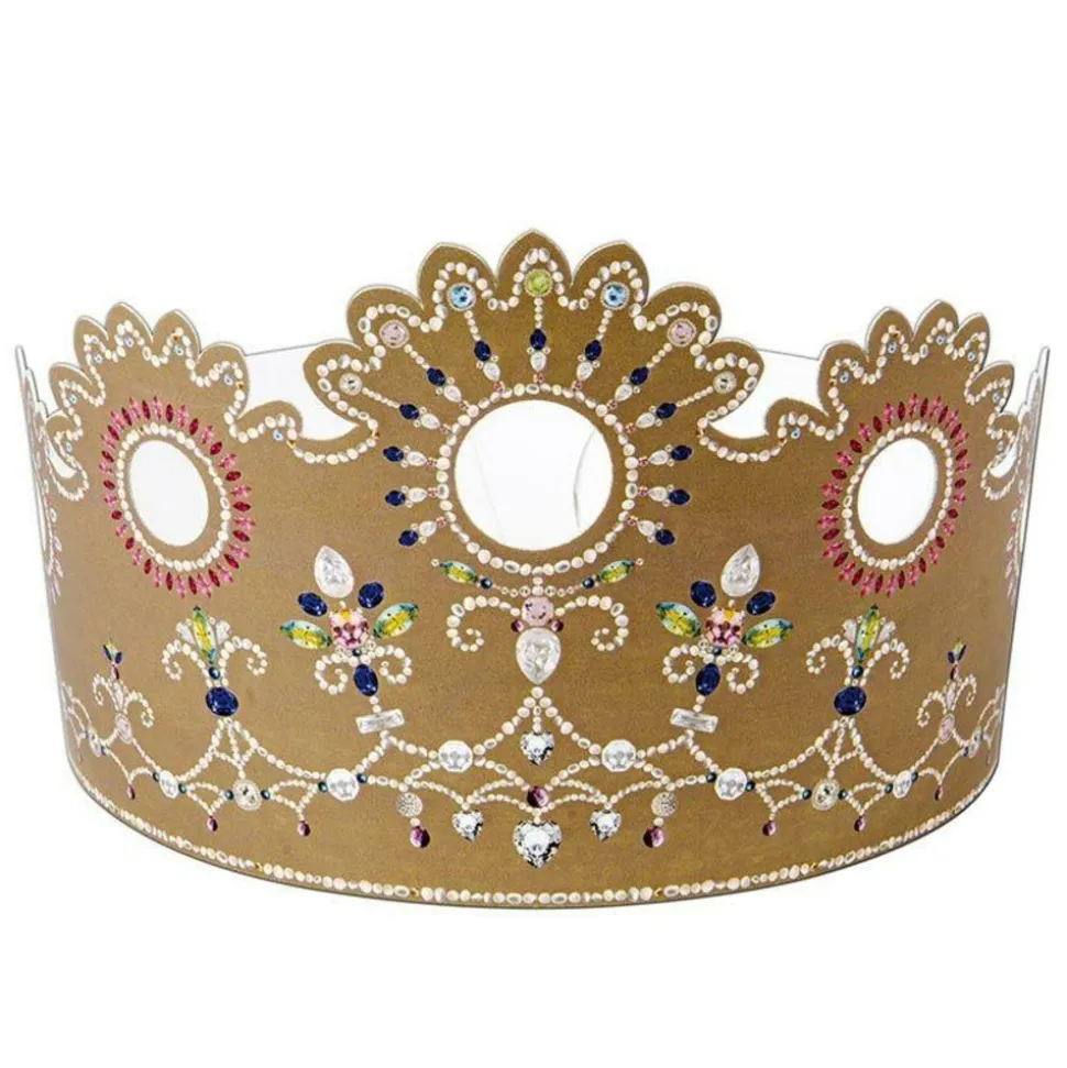 CHEVALIER DIFFUSION - 2 couronnes en carton pour galette des rois - cristal