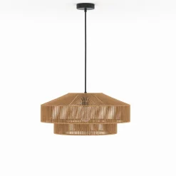 Clairia - suspension ronde en papier de corde 60 cm