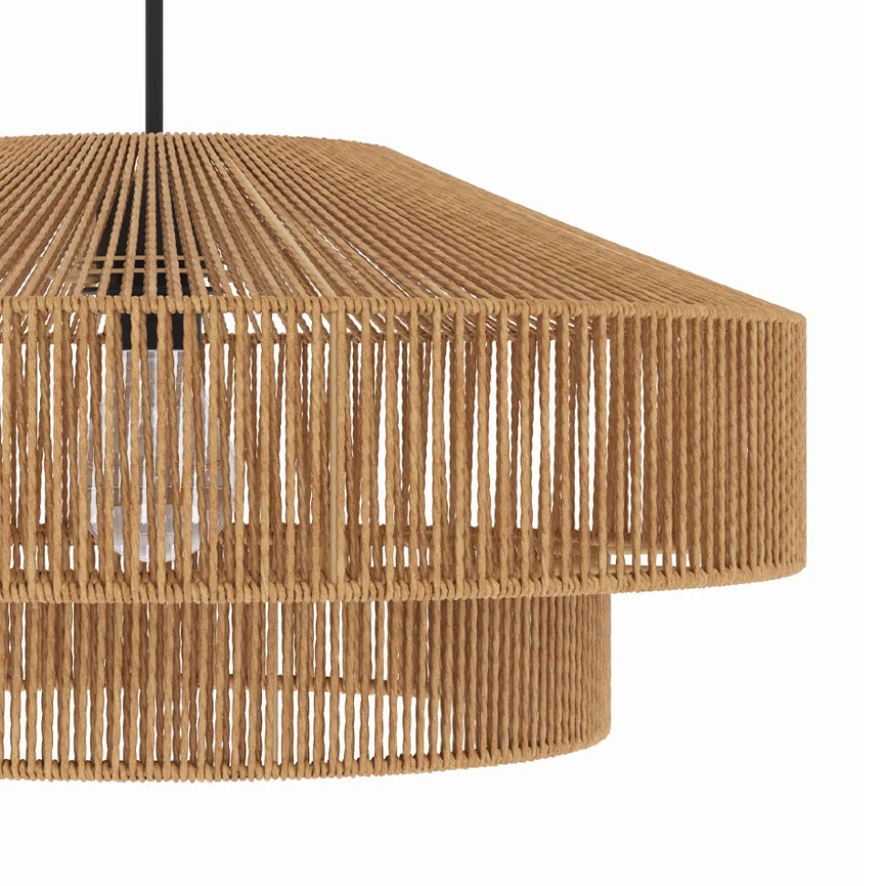 Clairia - suspension ronde en papier de corde 60 cm