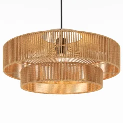 Clairia - suspension ronde en papier de corde 60 cm