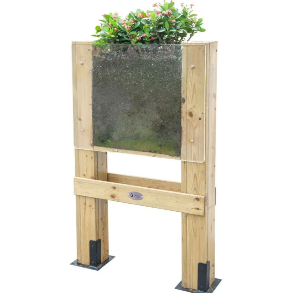 CLASSIC WORLD - Classic world wooden planter 'watch it grow' 54600