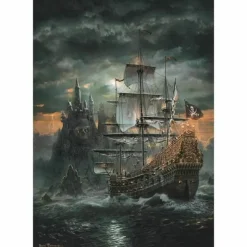 CLEMENTONI - Clementoni - 1500 p bateau de pirate - 59,2 x 84,3 cm