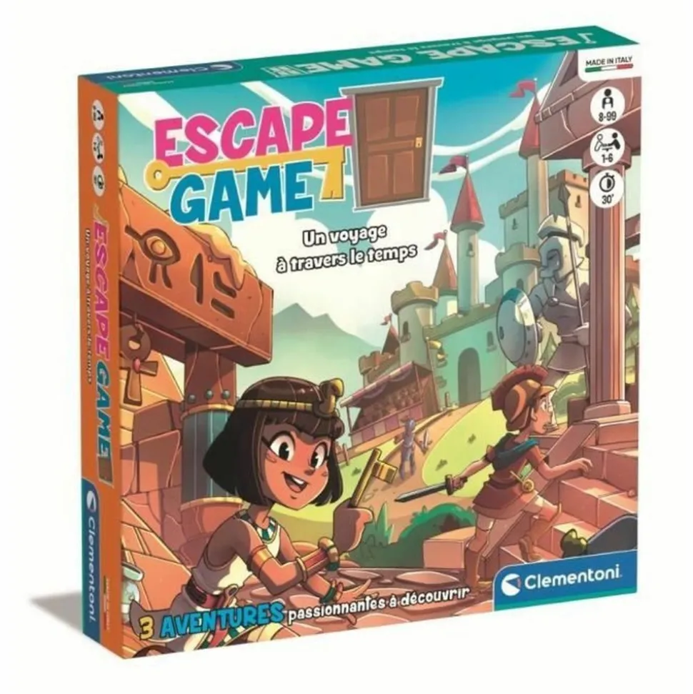 CLEMENTONI - Clementoni - escape game voyage dans le temps - 3 aventures