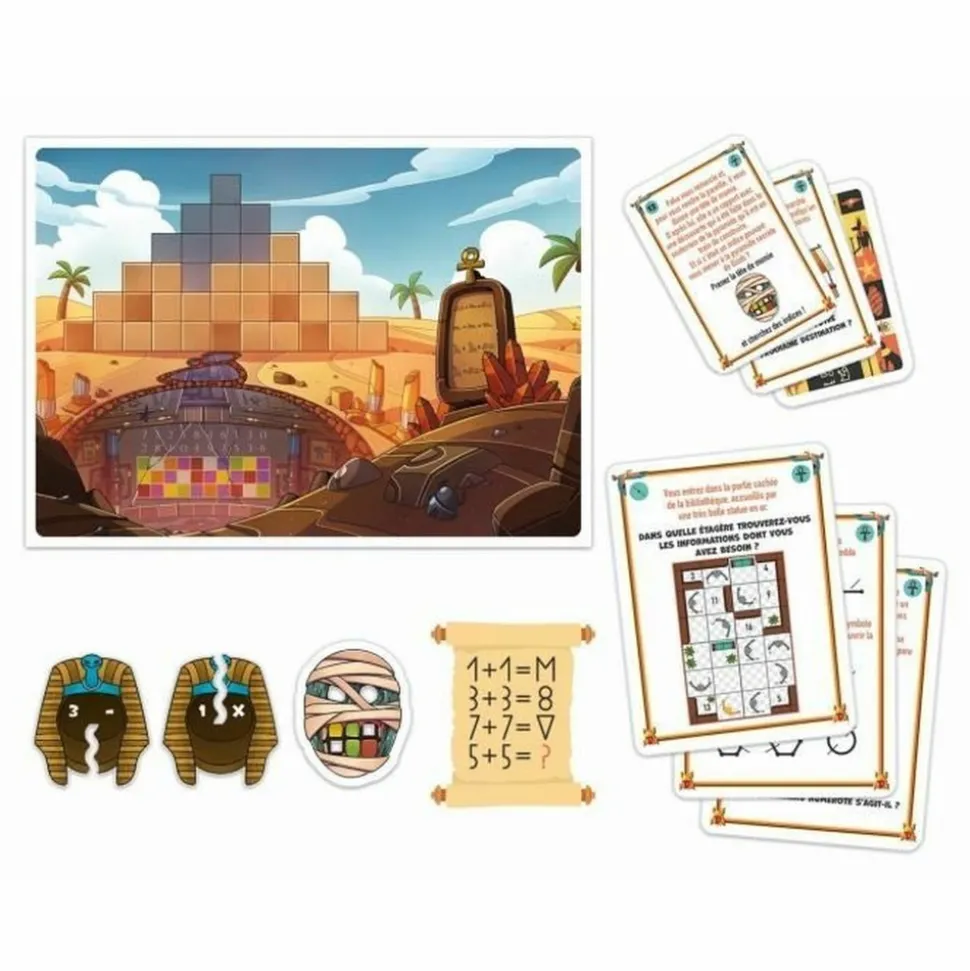 CLEMENTONI - Clementoni - escape game voyage dans le temps - 3 aventures