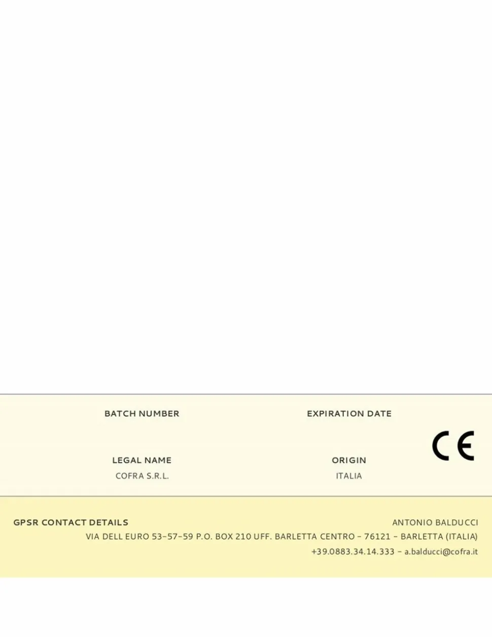 COFRA - Veste polaire bleu marine noir cofra taille l