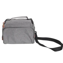 COOK CONCEPT - Lunch bag gris zippé 25,4x20,3x12,7cm