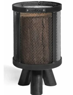 COOK KING - Bougeoir sur pieds extérieur pedro en acier noir 20cm