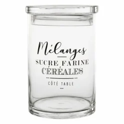 COTE TABLE - Pot en verre papilles 20cm