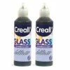 CREALL - Peinture repositionnable pour vitres 160 ml - noir