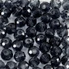 CREOTIME - 45 perles à facettes rondes ø 4 mm - gris foncé