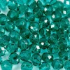 CREOTIME - 45 perles à facettes rondes ø 4 mm - bleu vert