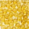 CREOTIME - 45 perles en verre à facettes rondes ø 4 mm - jaune
