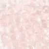 CREOTIME - 45 perles en verre à facettes rondes ø 4 mm - rose clair