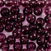 CREOTIME - 45 perles en verre à facettes rondes ø 4 mm - violet