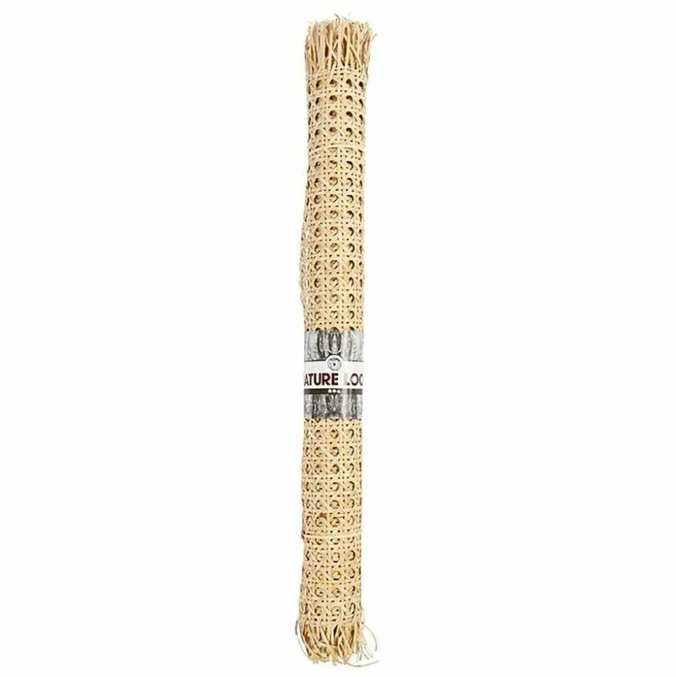 CREOTIME - 4 rouleaux de cannage en rotin tressage large 40 x 50 cm