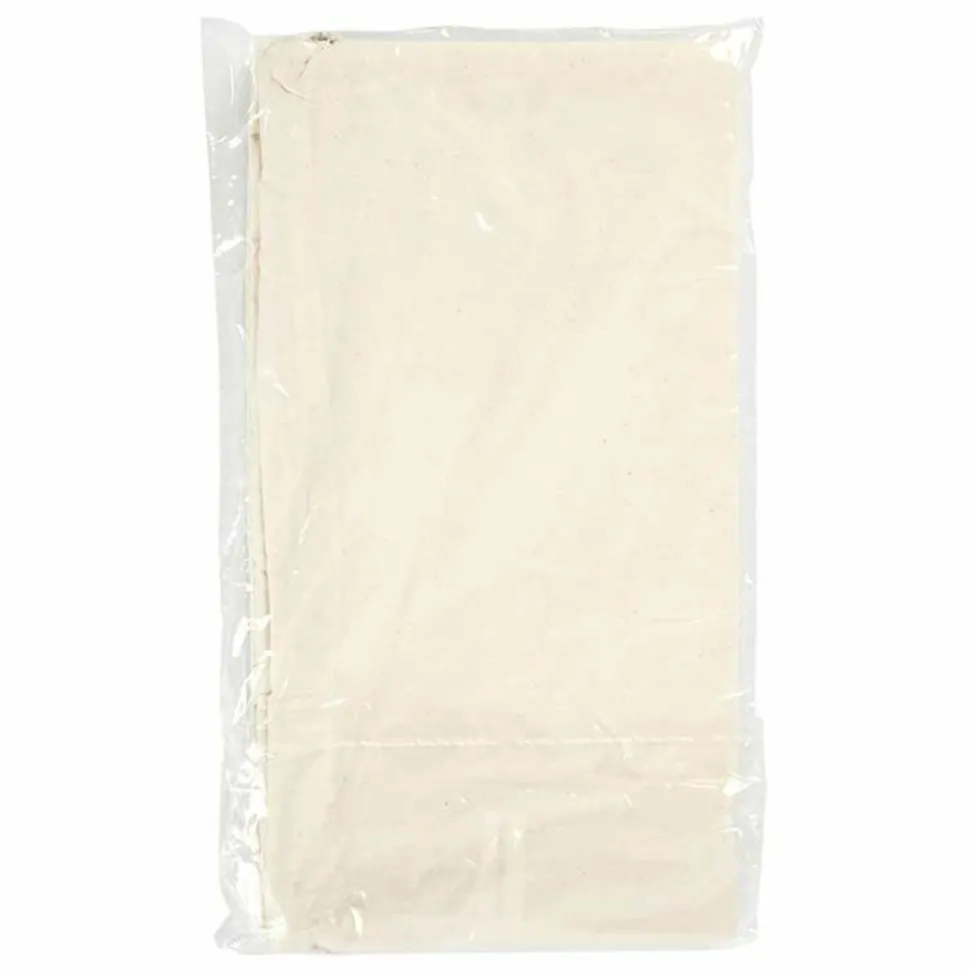 CREOTIME - 3 sacs à cordons en tissu à customiser 37 x 41 cm