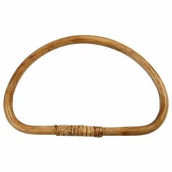 CREOTIME - Anse de sac arrondi en bambou - 20 x 13 cm