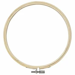 CREOTIME - Cadre de broderie en bois ø 15 cm