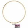CREOTIME - Cadre de broderie en bois ø 20 cm